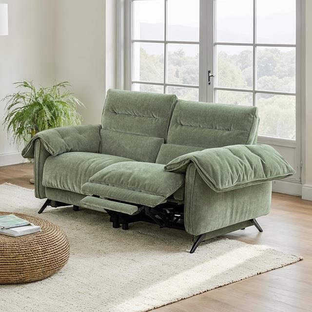  Furniture of America Morley CM9943GR-LV-PM-PK Power Loveseat IMAGE 1