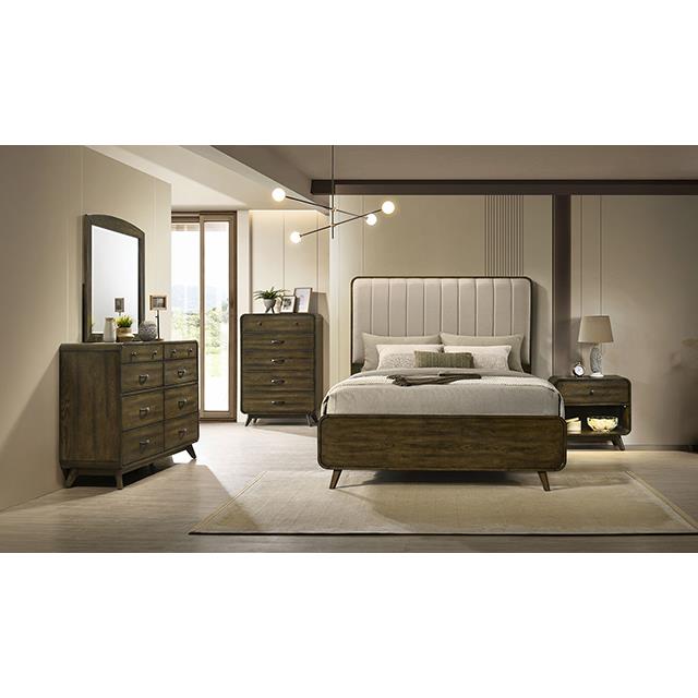  Furniture of America Eastlin FM72029WN-EK-BED King Bed IMAGE 2
