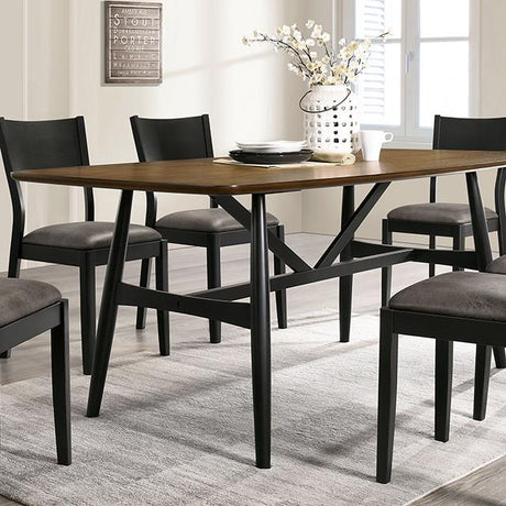  Furniture of America Oberwil CM3548A-T-7PC 7 Pc Dining Table Set IMAGE 2