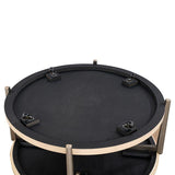  Furniture of America Roros FM44008NT-CR Round Cocktail Table IMAGE 4