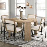  Furniture of America Edenbridge FM3220AK-RT-5PC 5 Pc Dining Table Set IMAGE 2