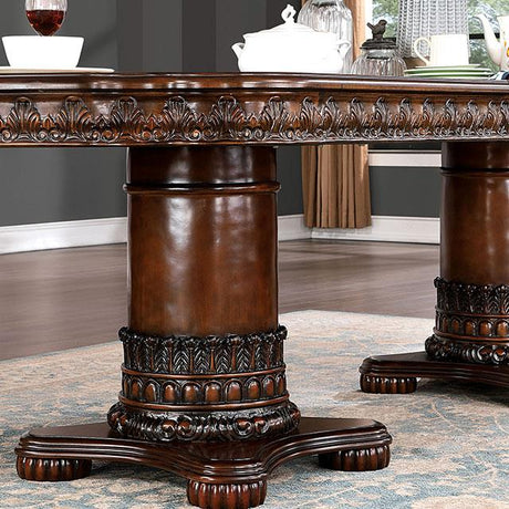  Furniture of America Canyonville CM3144T-9PC 9 Pc Dining Table Set IMAGE 2
