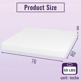  Furniture of America Nasturtium DM808-EK 8" King Bamboo Charcoal Infused Memory Foam IMAGE 4