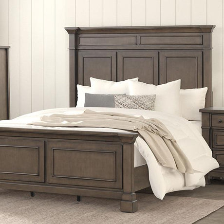  Furniture of America Huddersfield FM7702DB-Q-BED Queen Bed IMAGE 1