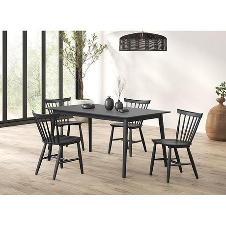  Furniture of America Beale FM3100BK-SC-2PK Set Of 2 Dining Chair IMAGE 2