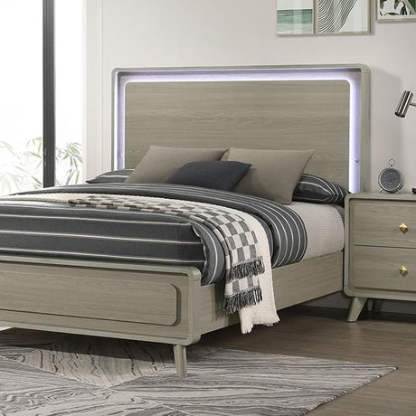  Furniture of America Rainier FM72002GY-Q-BED Queen Bed IMAGE 1