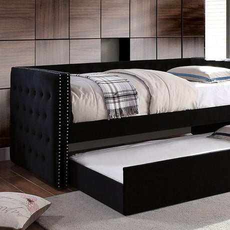 Furniture of America Susanna FM1739BK-BED Daybed with Trundle IMAGE 1