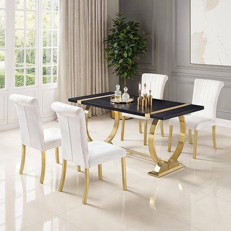  Furniture of America Horley FM37010GD-T-60 60" Dining Table IMAGE 1
