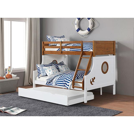  Furniture of America Nautia FM-BK629AK-BED Twin/Full Bunk Bed IMAGE 2