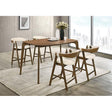  Furniture of America Ebikon FM3211WN-PT-35W-5PC 5 Pc Counter Height Table Set IMAGE 1
