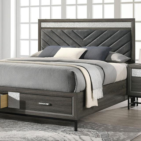  Furniture of America Voleta FM7212GY-Q-BED Queen Bed IMAGE 1