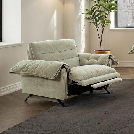  Furniture of America Morley CM9943TP-CH-PM Power Recliner IMAGE 1