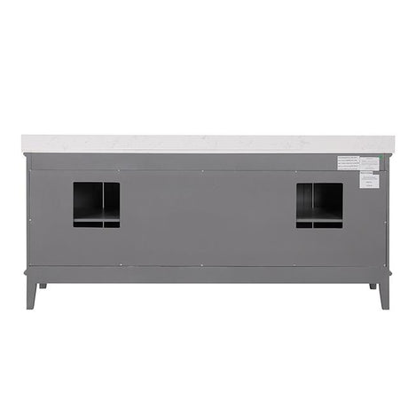  Furniture of America Oliva TM-CT006WH-80+06GY Vanity Set IMAGE 2
