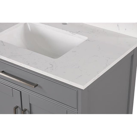  Furniture of America Oliva TM-CT006WH-80+06GY Vanity Set IMAGE 4