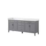  Furniture of America Oliva TM-CT006WH-80+06GY Vanity Set IMAGE 7