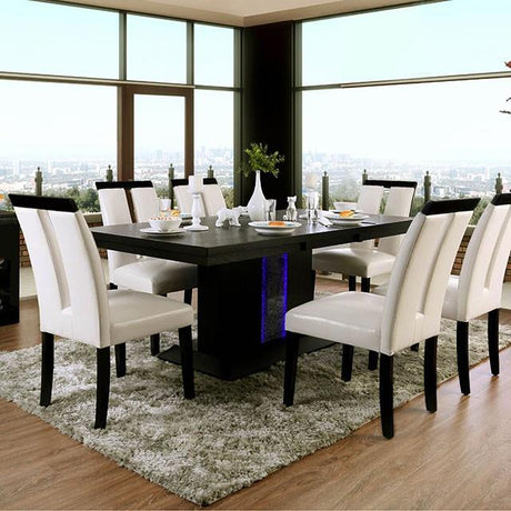  Furniture of America Evangeline CM3394T-7PC 7 Pc Dining Table Set IMAGE 5