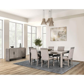  Furniture of America Gristalt FM3597GY-T-9PC 9 Pc Dining Table Set IMAGE 1