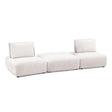  Furniture of America Stavanger FM63001WH-C 2-Seater with Square Ottoman IMAGE 1