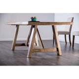  Furniture of America Losone FM3422BR-T-7PC 7 Pc Dining Table Set IMAGE 5