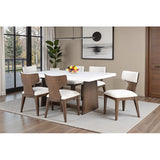  Furniture of America Caerwys FM34004BR-T-7PC 7 Pc Dining Table Set IMAGE 2