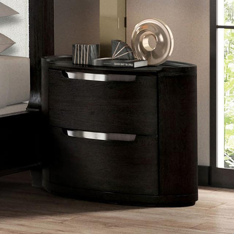  Furniture of America Osterley FM71500BK-N Nightstand IMAGE 1
