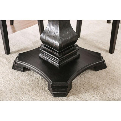  Furniture of America Elfredo CM3755RT-5PC-IV 5 Pc Dining Table Set IMAGE 2