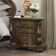  Furniture of America Leovanni FM70003DB-N Nightstand IMAGE 1