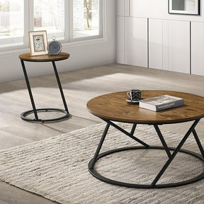  Furniture of America Ronde FM42905NT-3PK 3 Pc Table Set IMAGE 1