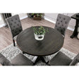  Furniture of America Alfred CM3735RT-5PC-GY 5 Pc Dining Table Set IMAGE 1