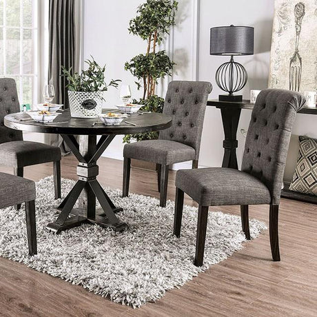  Furniture of America Alfred CM3735RT-5PC-GY 5 Pc Dining Table Set IMAGE 7