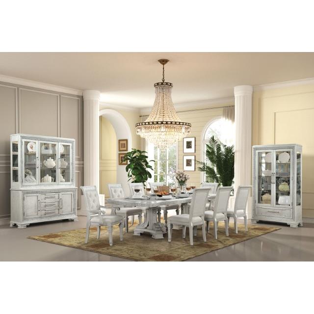  Furniture of America Stella Mia FM31000WH-SC-2PK Set Of 2 Side Chair IMAGE 2