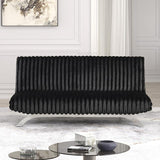  Furniture of America Villeneuve FM2906BK Futon Sofa Bed IMAGE 3