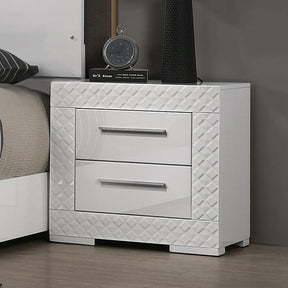  Furniture of America Whitby FM7216WH-N Nightstand IMAGE 1
