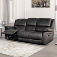  Furniture of America Glarus FM69003BK-SF-M Sofa Manual Recliner IMAGE 1