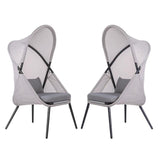  Furniture of America Alverta GM-1014LG-2PK Set Of 2 Foldable Chair IMAGE 3