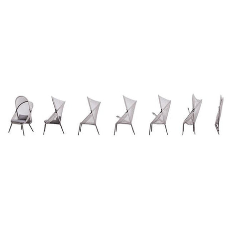  Furniture of America Alverta GM-1014LG-2PK Set Of 2 Foldable Chair IMAGE 4