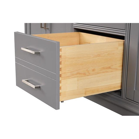  Furniture of America Almeria TM-CT005WH-72+05GY Vanity Set IMAGE 2