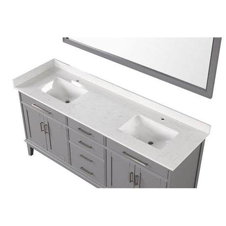  Furniture of America Almeria TM-CT005WH-72+05GY Vanity Set IMAGE 9