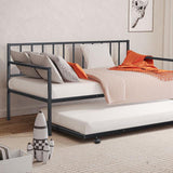  Furniture of America Harmon FM1001BK Metal Daybed IMAGE 1