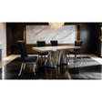  Furniture of America Basilicata FM33001SV-T-7PC-12GY 7 Pc Dining Table Set IMAGE 1