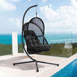  Furniture of America Breeze GM-1010BK Swing Chair IMAGE 1