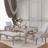  Furniture of America Diocles CM3020T-7PC 7 Pc Dining Table Set IMAGE 5