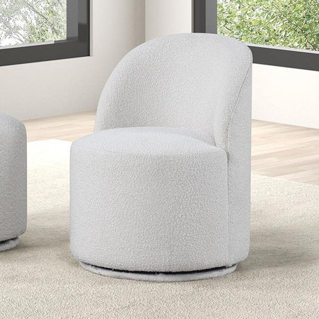  Furniture of America Broager FM3001WH-SC Dining Swivel Chair IMAGE 1