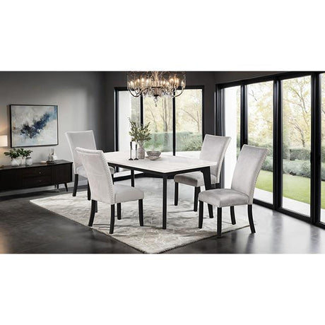  Furniture of America Sabro FM3330BK-T-TABLE Rectangular Dining Table IMAGE 2