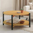  Furniture of America Hyde SL4200AK-CR Round Coffee Table IMAGE 1