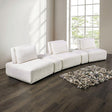  Furniture of America Stavanger FM63001WH-G Curved 3-Seater IMAGE 1