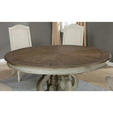  Furniture of America Arcadia CM3150WH-RT-7PC 7 Pc Dining Table Set IMAGE 4