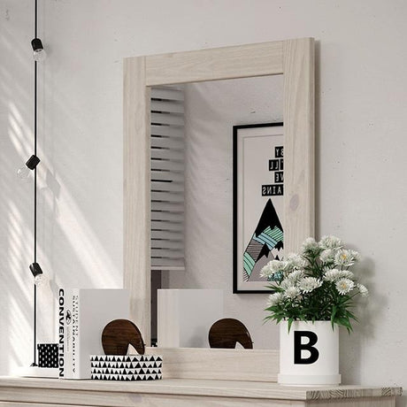  Furniture of America Stavros AM7002WH-M Mirror IMAGE 1