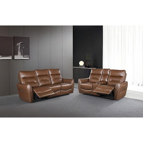  Furniture of America Terentius FM69006BR-LV-PM Power Loveseat IMAGE 2