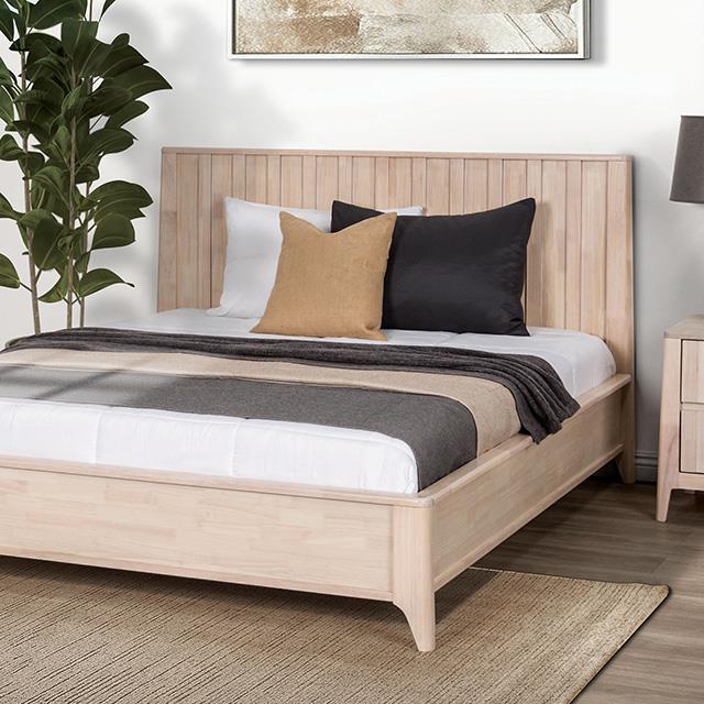 Furniture of America Gervais FM7105WH-Q-BED Queen Bed IMAGE 1